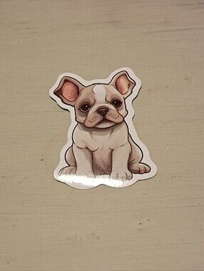 10/$10 Stickers Decal - French Bulldog Frenchie Dog Kawaii Animal Sticker - New